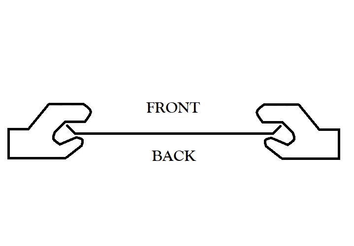 Step 2 – Bow the Skimmer Shield into a semi-circle by grasping the wings